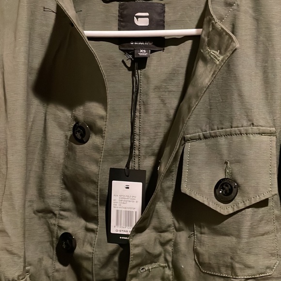 G-Star Green camouflage jacket/x-small - Picture 3 of 4